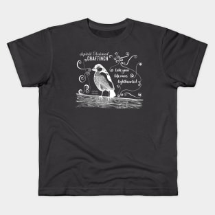 Spirit animal - Chaffinch white Kids T-Shirt